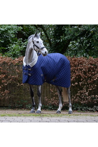 Weatherbeeta Comfitec Deluxe Diamond Quilt Medium Standard Neck Rug - Navy